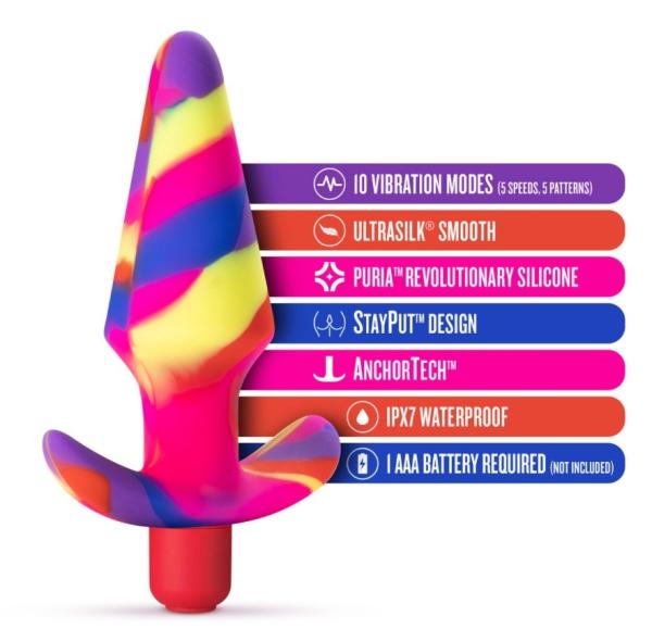 Free Spirit - Avant - Plug Anale Vibrante - Blush