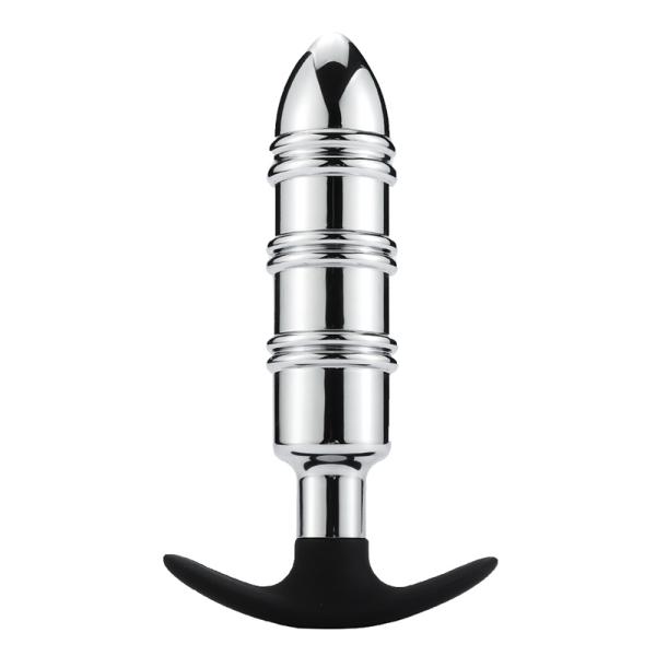 Intensanal Anal Plug - Plug Anal en Métal avec Silicone - Anal Pleasure – Image 3