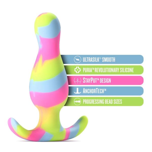 Kaleido - Avant - Plug Anale en Silicone - Blush – Image 4