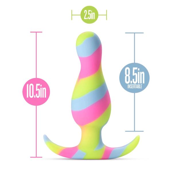 Kaleido - Avant - Plug Anale en Silicone - Blush – Image 5