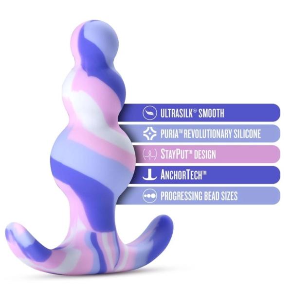 Twilight - Avant - Plug Anale en Silicone - Blush – Image 3