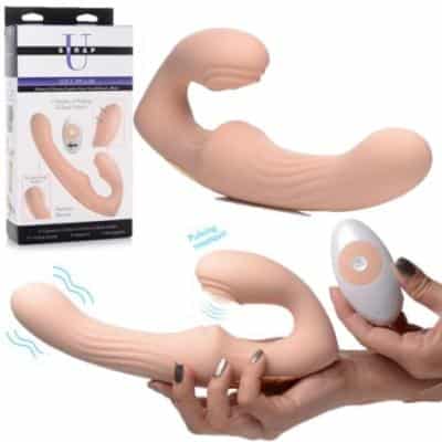 15X U-Pulse – Sans Harnais Vibrant et Pulsant – U-Strap