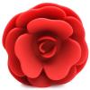 28X Silicone Vibrating Rose Anal Plug - Plug Anale Ornée d'une Rose à Distance - Booty Sparks – Image 3