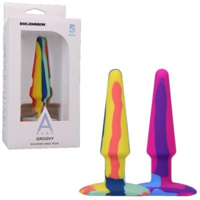 5 Inch - Groovy - Plug Anale en Silicone - Doc Jonhson