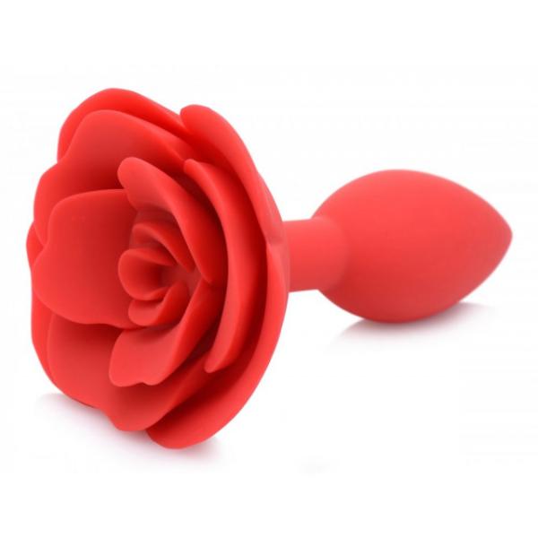 Booty Bloom Medium - Plug Anale Ornée d'une Rose - Master Series – Image 2