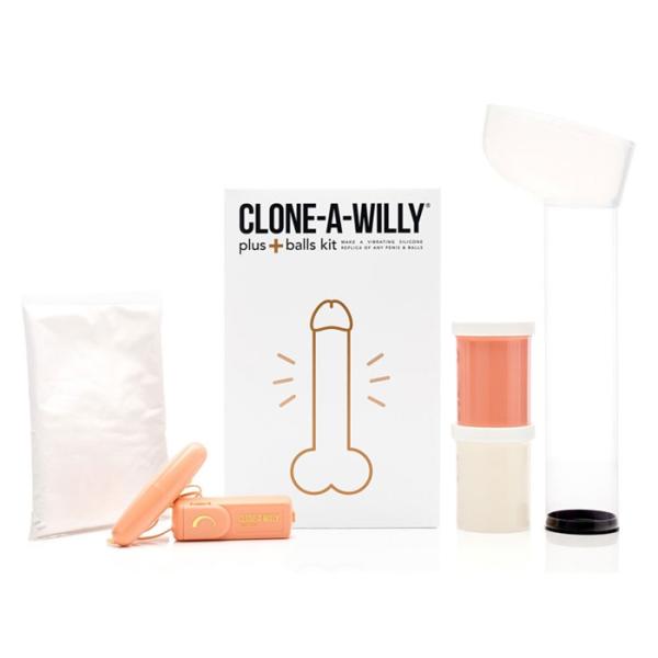 Clone-A-Willy Plus + Balls Kit - Ensemble Maison de Moulage à Pénis
