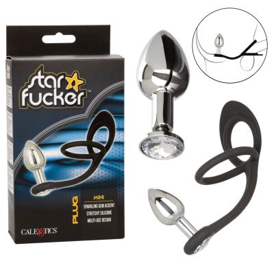 Mini Plug - Star Fucker - Anneau Double avec Stimulateur Anal - California Exotics