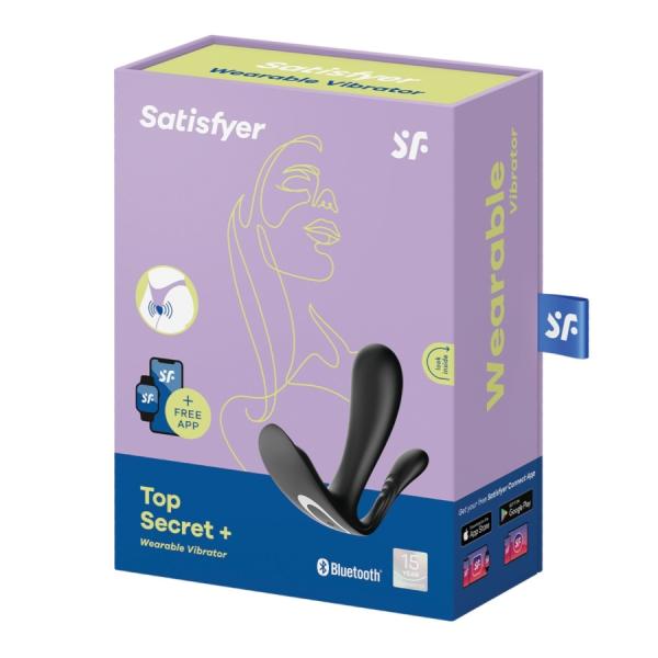 Top Secret+ - Vibrateur Portable avec Application - Bluetooth - Satisfyer – Image 10