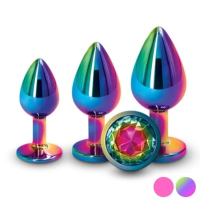 Ensemble de trois plugs anaux Rear Assets chromés