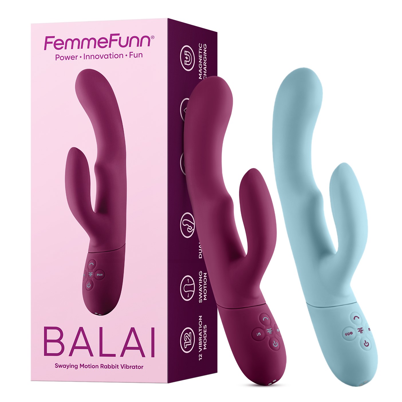 Balaï - Vibrateur Double Stimulation - FemmeFunn