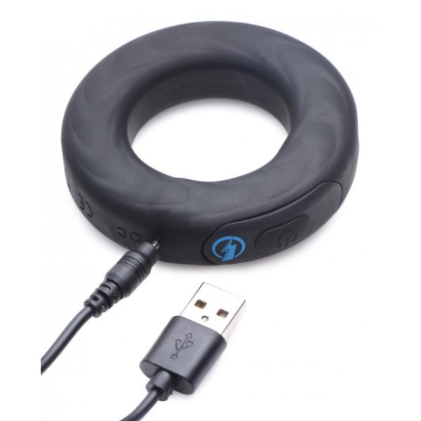 E-Stim + Vibrating C-ring - Anneau d'Érection Électro - E-Stim Zeus – Image 3