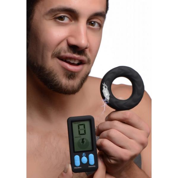 E-Stim + Vibrating C-ring - Anneau d'Érection Électro - E-Stim Zeus – Image 4