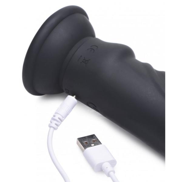 E-Stim + Vibrating Dildo - Gode Électro - E-Stim Zeus – Image 3