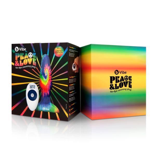 Ensemble Rimming Plug Peace & Love - Plug Anale Anulingus - B-Vibe – Image 7