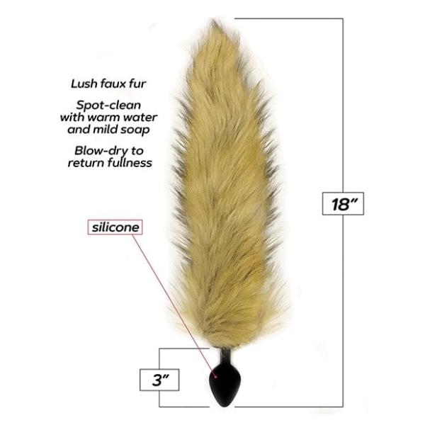 Foxy Fox Tail Silicone Butt Plug - Plug Anale avec Queue - Icon Brands – Image 6