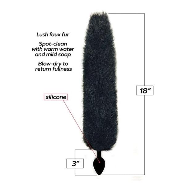 Foxy Fox Tail Silicone Butt Plug - Plug Anale avec Queue - Icon Brands – Image 4