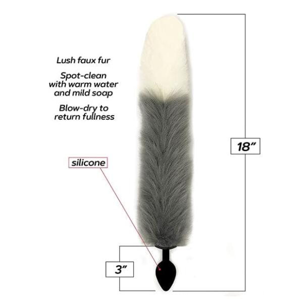 Foxy Fox Tail Silicone Butt Plug - Plug Anale avec Queue - Icon Brands – Image 3