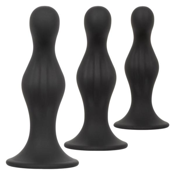 Silicone Anal Ripple Kit - Ensemble de Plugs Anales - California Exotics – Image 2