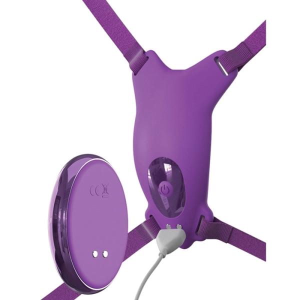 Ultimate Butterfly Strap-On - Harnais Vibrant à Distance - Fantasy for Her – Image 2