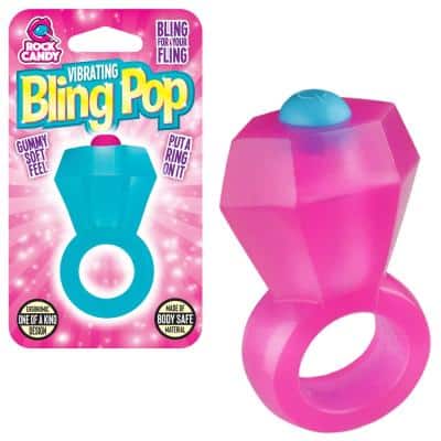 Vibrating Bling Pop - Anneau Vibrant - Rock Candy