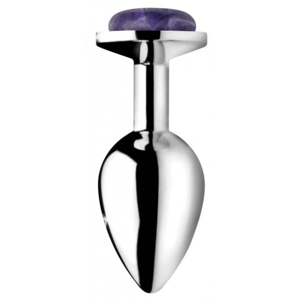 Amethyst Medium Anal Plug - Plug Anale avec Bijou - Booty Sparks Gemstones – Image 3