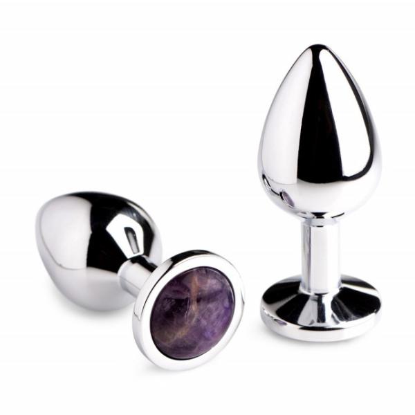 Amethyst Medium Anal Plug - Plug Anale avec Bijou - Booty Sparks Gemstones – Image 2