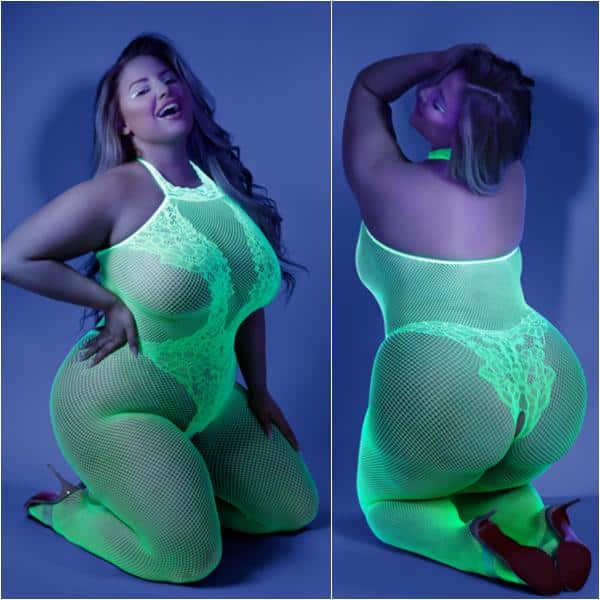 Bodystocking - FA2112X - Grande Taille - Fantasy Lingerie