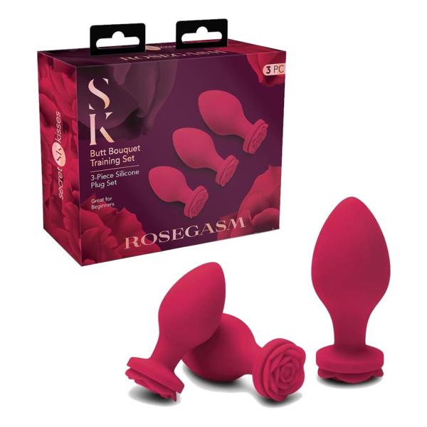 Butt Bouquet Training Set - Ensemble de Plugs Anales - Rosegasm