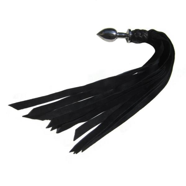 Butt Plug with Suede Tails - Plug Anale avec Fouet - Xbliss