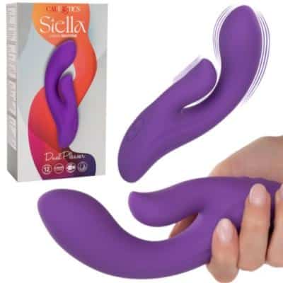 Dual Pleaser - Stella Liquid Silicone - Vibrateur Double Stimulation - Calexotics