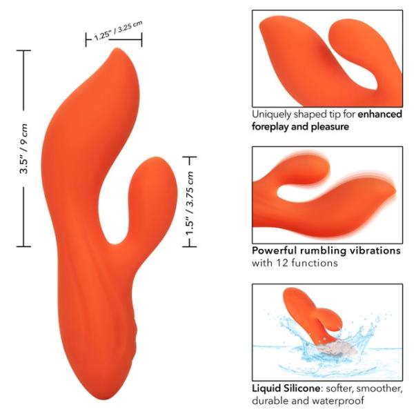 Dual Teaser - Stella Liquid Silicone - Vibrateur Double Stimulation - Calexotics – Image 4