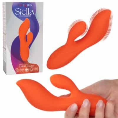 Dual Teaser - Stella Liquid Silicone - Vibrateur Double Stimulation - Calexotics