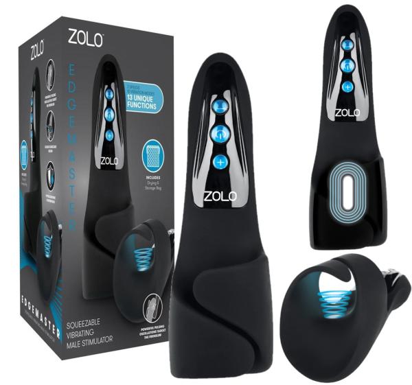 Edge Master - Squeezable Vibrating Male Stimulator - Mastubateur Vibrant - Zolo