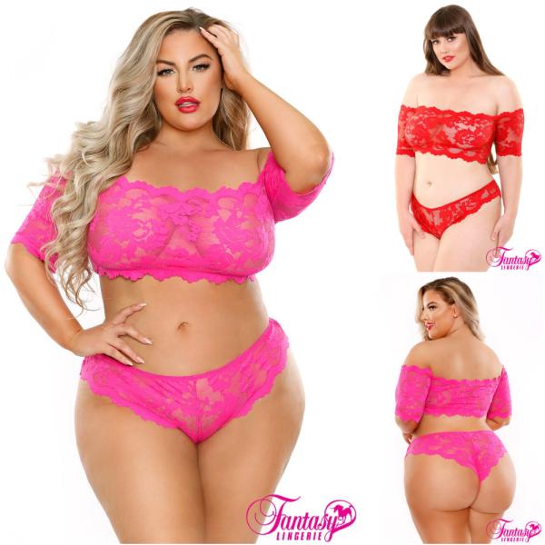 Ensemble 2pcs - FA723X - Grande Taille - Fantasy Lingerie