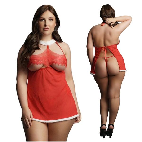 Merry Babydoll - 009X - Grande Taille - Le Désir
