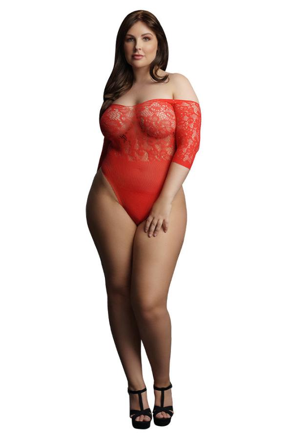 Presents Rhinestone Off Shoulder Body - 005X - Grande Taille - Le Désir – Image 2