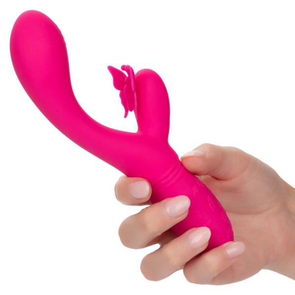 Rechargeable Butterfly Kiss Flutter - Vibrateur Double Stimulation - Calexotics – Image 2