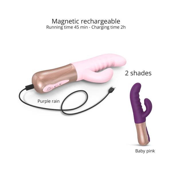 Sassy Bunny - Vibrateur Double Stimulation - Action de Poussée - Love to Love – Image 2