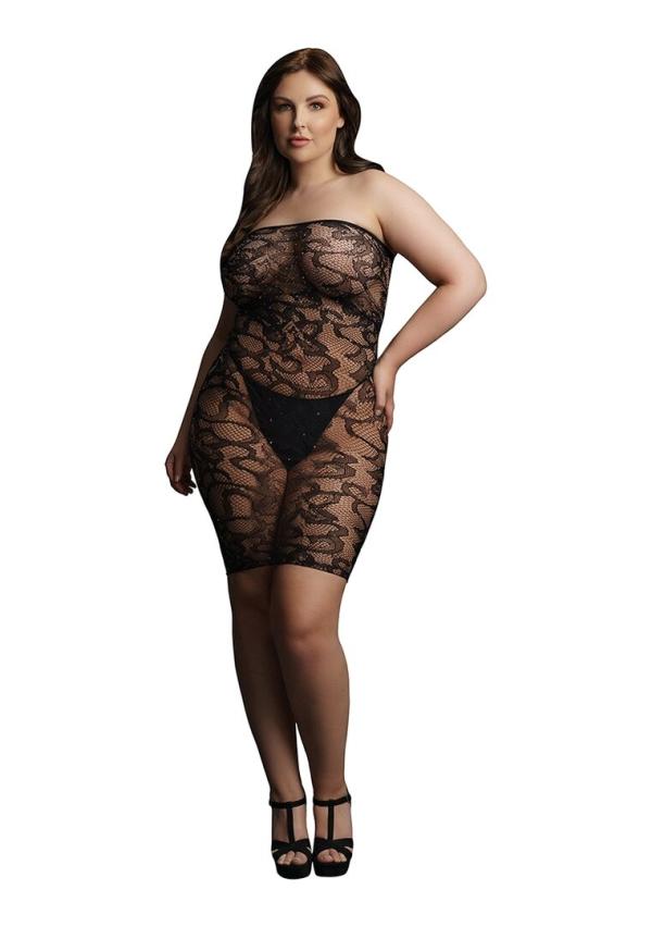Star Rhinestone Dress - 003X - Grande Taille - Le Désir – Image 2