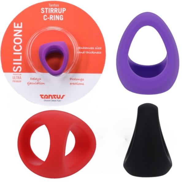 Stirrup C-Ring - Anneau Double - Tantus