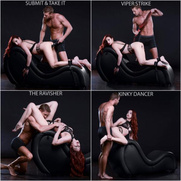 Kinky Couch Sex Lounge Rouge - Ameublement Sexuel - Master Series – Image 8