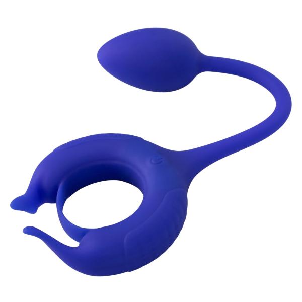 Plug And Play Weighted Cock Ring - Admiral - Anneau avec Stimulateur Anal - CalExtotics – Image 3