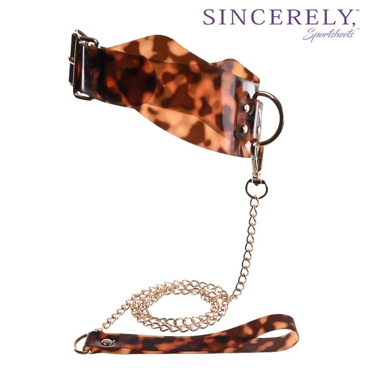 Amber Collar with Leash - Sincerely Sporsheets