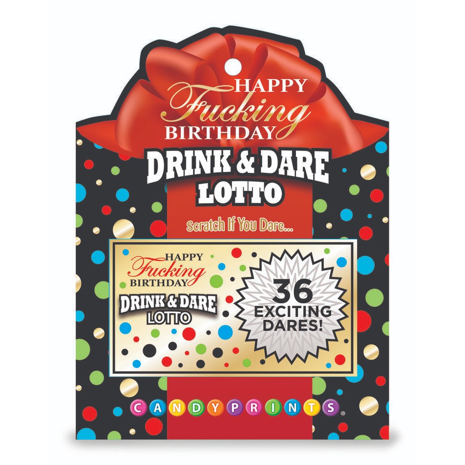 Happy Fucking Birthday - Jeu Amusant - Drink & Dare Lotto