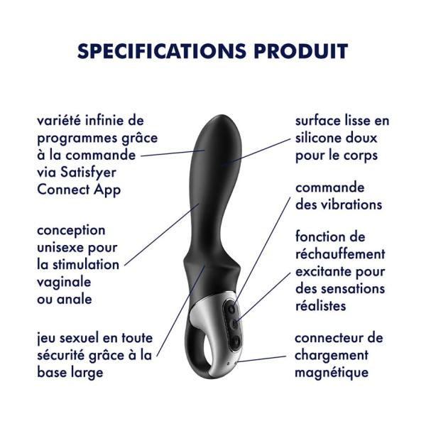 Heat Climax - Masseur Prostatique Chauffant - Satisfyer – Image 5