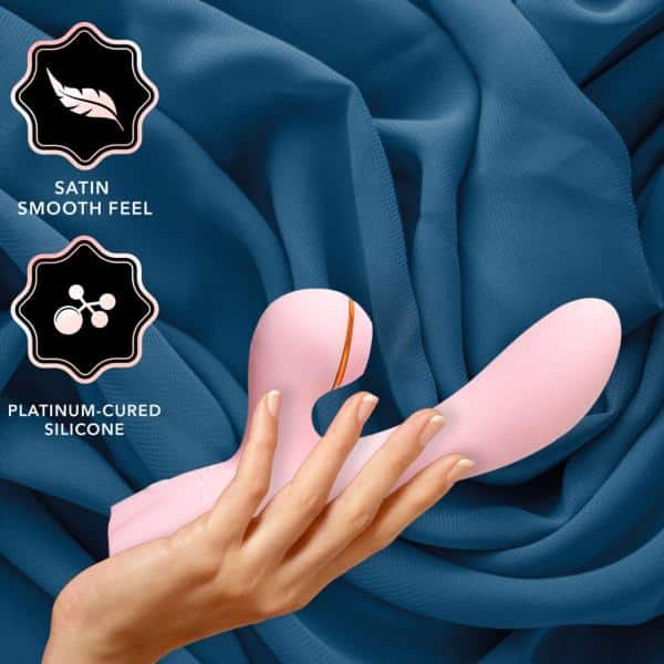 Isabelle - Lush - Vibrateur Double Stimulation avec Impulsions d'Air - Blush – Image 6