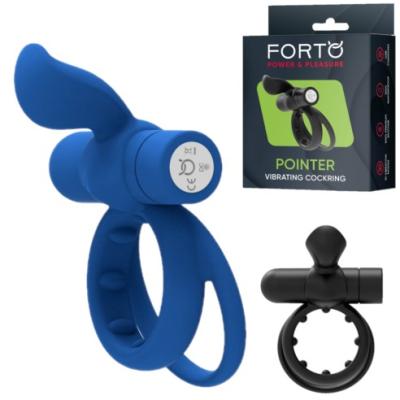 Pointer Vibrating Cockring - Anneau Double Vibrant - Forto