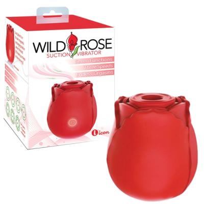 Wild Rose Suction Vibrator - Masseur Clitoridien avec Aspiration - Icon Brands