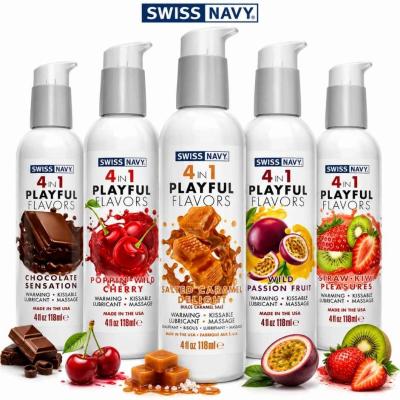 4in1 Playful Flavors - Lotions Comestible - Swiss Navy