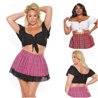 Crop Top - 23169X - Grande Taille - Coquette